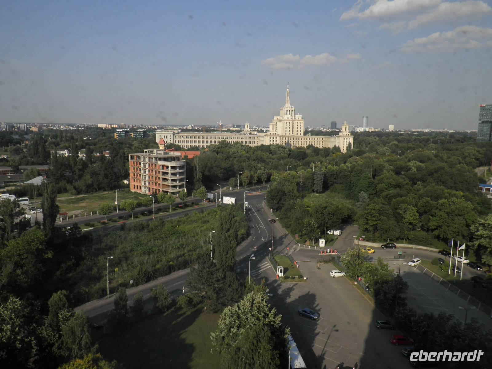 Bukarest-Blick vom Hotel Ramada