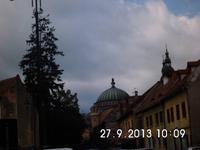 Außenansicht der orthodoxen Kathedrale ist der Hagia Sophia nachempfunden