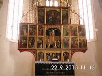 Altar in der Kirche Biertan