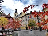 An der Stadtpfarrkirche von Sibiu