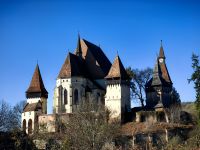 Blick auf die Kirchenburg