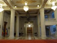 Bukarest - Parlament , im Inneren des Gebäudes 