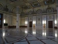 Bukarest - Parlament , im Inneren des Gebäudes 