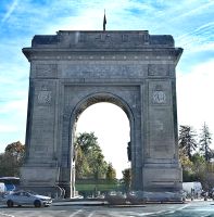 Der Triumphbogen in Bukarest