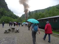 Die Bahn dampft