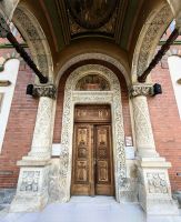 Geschnitzte Klostertür Sinaia