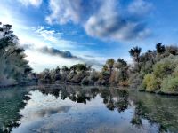 Herbstliche Abendstimmung im Donaudelta