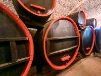 Hier lagerte früher der Wein, heute nutzt man Edelstahltanks