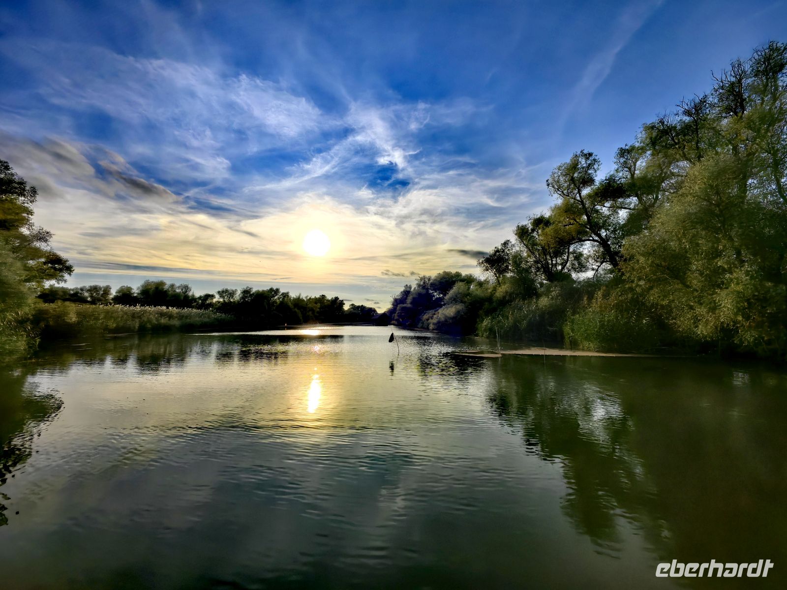 Sonnenuntergang, Donaudelta