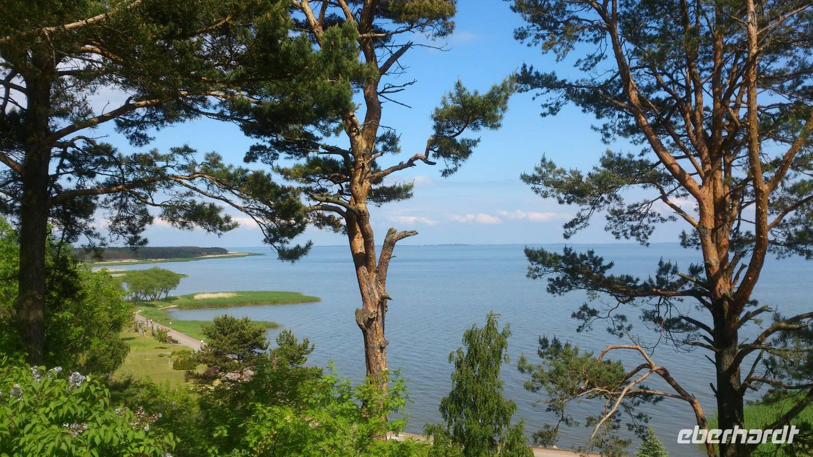 Am Haus von Thomas Mann in Nidden