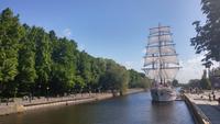 Segelschiff in Klaipeda