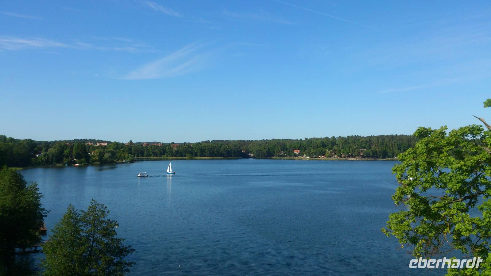 Blick vom Hotel in Mrangowo