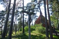 Ev. Kirche und Friedhof in Nida 