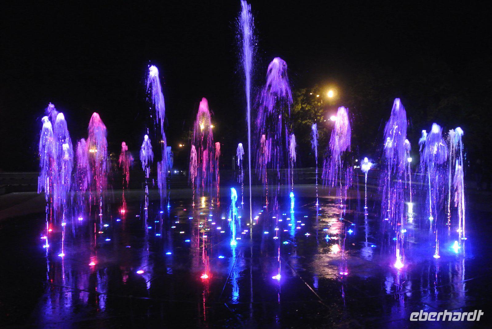 Wasserspiele in Torun