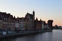 Danzig, Stadtansicht mit Krantor