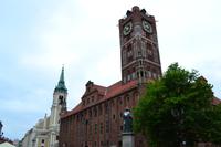 Thorn, Rathaus, Kopernikusdenkmal und Heilig-Geist-Kirche