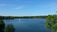 Blick vom Hotel in Mrangowo