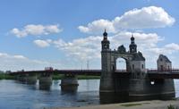 Grenzbrücke in Tilsit 