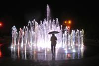 Wasserspiele in Torun