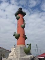 Russland, St.Petersburg, Rostra-Säule