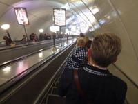 Russland, St.Petersburg, Metrostation