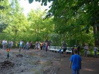 Russland, Peterhof, Wasserüberraschung