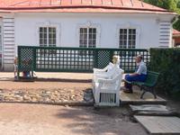 Russland, Peterhof, Wasserüberraschung gefällig ?