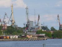 Russland, Kronstadt, Kreuzer Aurora