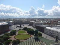 Russland, St.Petersburg, Isaak-Kathedrale, Blick zum Isaak-Platz