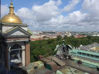 Russland, St.Petersburg, Isaak-Kathedrale, Blick von den Kolonaden