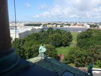 Russland, St.Petersburg, Isaak-Kathedrale, Blick von den Kolonaden