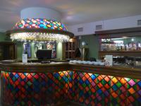 Russland, St.Petersburg, Künstler Cafe