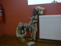 Russland, St.Petersburg, Künstler Cafe