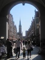 09 Danzig Blick über die Langgasse zum Rechtstädtischen Rathaus