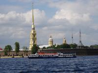 Bootsfahrt auf der Newa und Ihren Kanälen - Blick auf die Festung