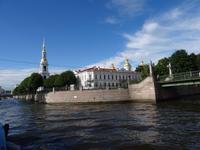 Bootsfahrt auf der Newa und ihren Kanälen