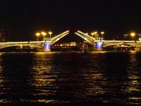 Lichterfahrt , Öffnung der Leutnant Schmidt - Brücke