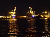 Lichterfahrt , Öffnung der Leutnant Schmidt - Brücke