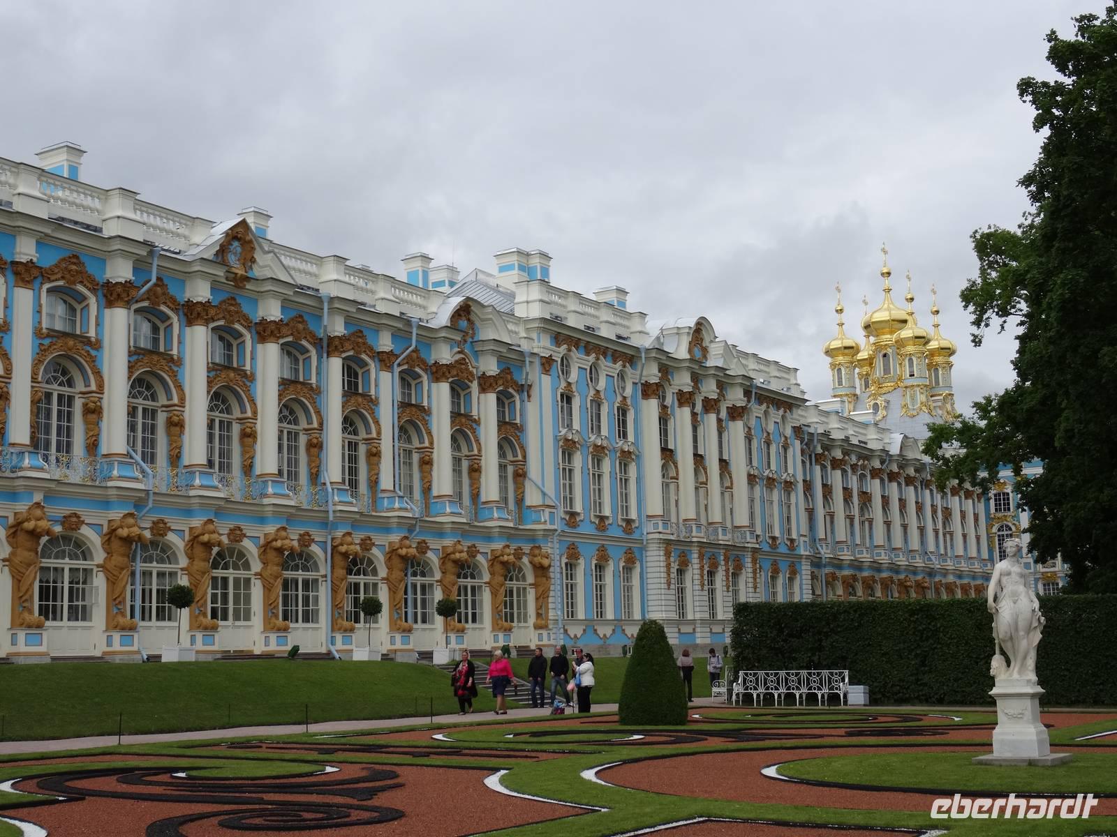 Katharinenpalast , Blick auf die Rückseite