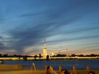 243 Peter-Paul-Festung bei Dämmerung