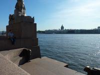 an der Newa Blick Winterpalais