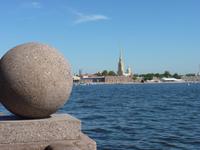 an der Newa- Blick Peter & Paulsfestung