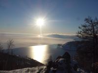 Russland, Baikalsee, Listwjanka, Tschersky Stein