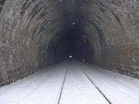 Russland, Baikalsee, entlang der alten Baikaleisenbahn, längster Tunnel