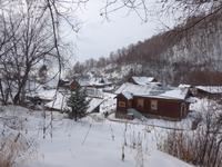 Russland, Baikalsee, Mittagsstop an der alten Baikaleisenbahn