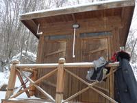 Russland, Baikalsee, Mittagsstop an der alten Baikaleisenbahn