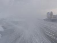 Russland, Baikalsee, Luftkissenboote