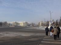 Russland, Baikalsee, Irkutsk. Kirow-Platz