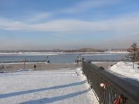 Russland, Baikalsee, Irkutsk, Angara-Ufer