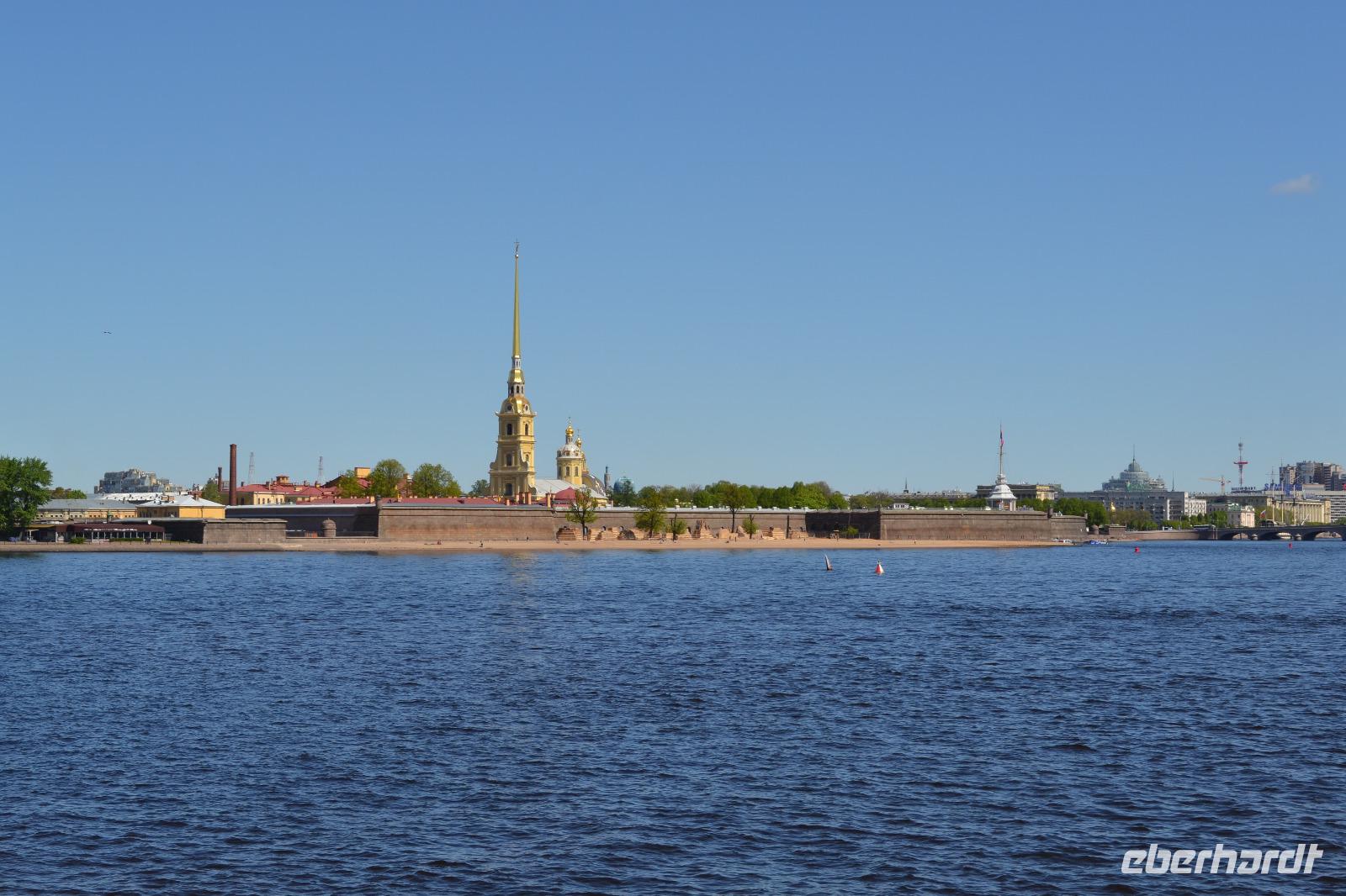 Blick auf die Peter-und-Paul-Festung